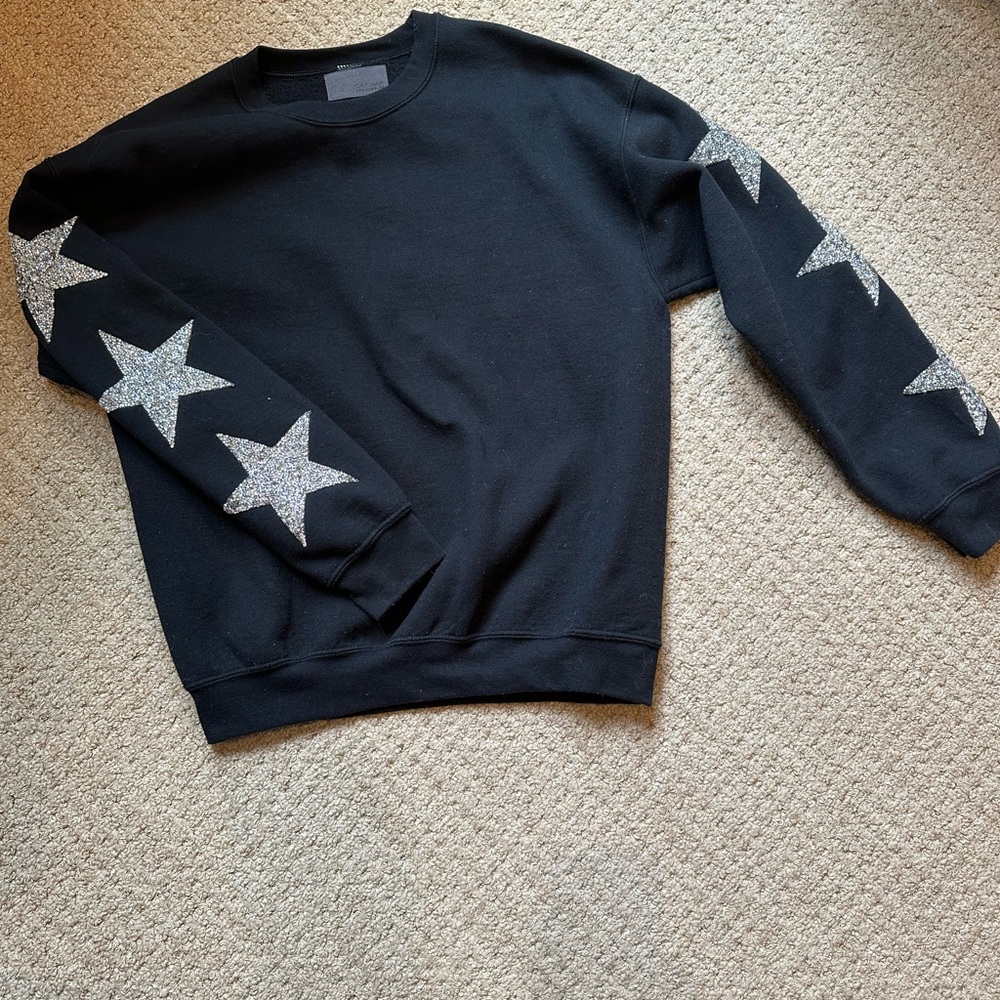 CARMAR LF Sweatshirt with Bedazzled stars